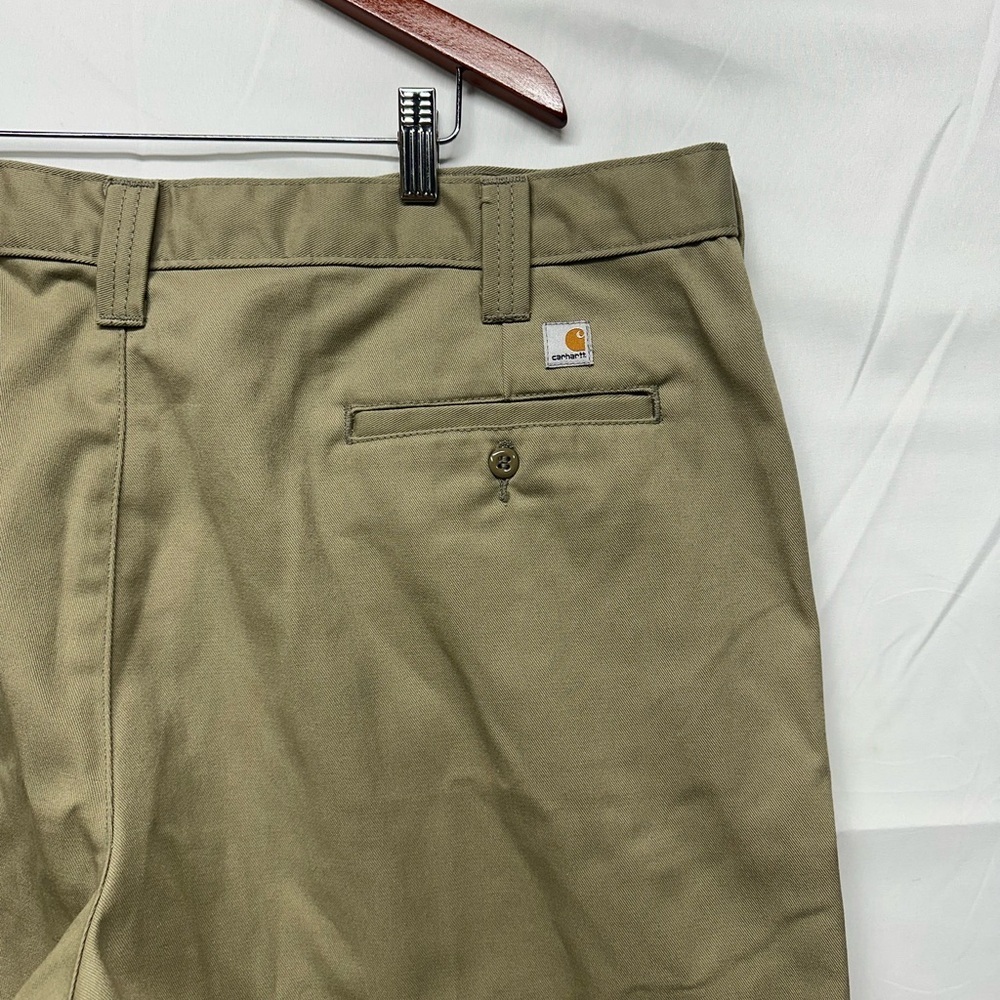 Carhartt B290 Work Pants Khaki Twill 42x30 Durable Men’s Workwear Streetwear - Picture 3 of 9